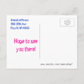 Carte postale couleur openhouse (Dos)