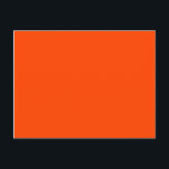 Carte Postale couleur orange rouge<br><div class="desc">couleur orange rouge FF4500</div>