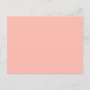 Carte Postale Couleur Peach Light Uniquement Rien D'Autre Que Le