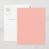 Carte Postale Couleur Peach Light Uniquement Rien D'Autre Que Le (Devant / Derrière)