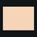 Carte Postale couleur pêche gonflée<br><div class="desc">couleur pêche gonflée FFDAB9</div>