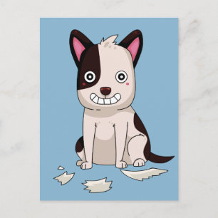 Carte postale couleur personnalisée pour chien mig