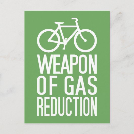 Carte postale couleur personnalisée pour le vélo (Devant)