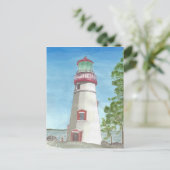 Carte postale couleur phare (Debout devant)