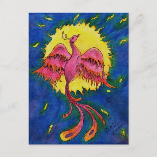 Carte Postale Couleur Phoenix (Devant)