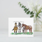 Carte Postale Couleur pour toutes les saisons (Debout devant)