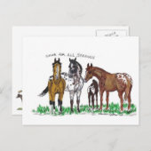 Carte Postale Couleur pour toutes les saisons (Devant / Derrière)