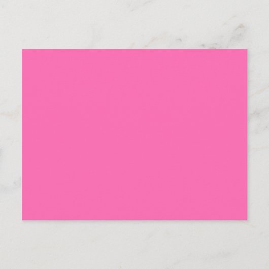 Carte Postale couleur rose (Devant)