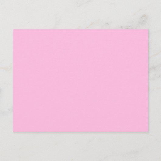 Carte Postale Couleur rose (Devant)