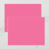 Carte Postale couleur rose français (Devant / Derrière)