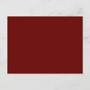 Carte Postale couleur rouge