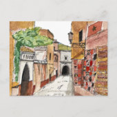 Carte Postale couleur rouge maroc (Devant)