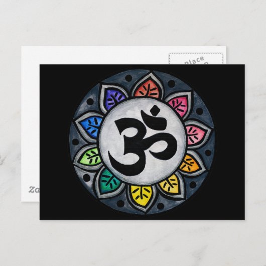 Carte Postale Couleur sereine (Devant / Derrière)