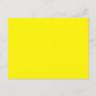 Carte Postale COULEUR SEULEMENT - citron