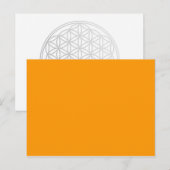 Carte Postale COULEUR SEULEMENT - orange (Devant / Derrière)