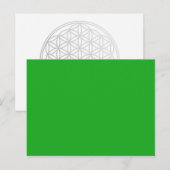 Carte Postale COULEUR SEULEMENT - vert pâle (Devant / Derrière)