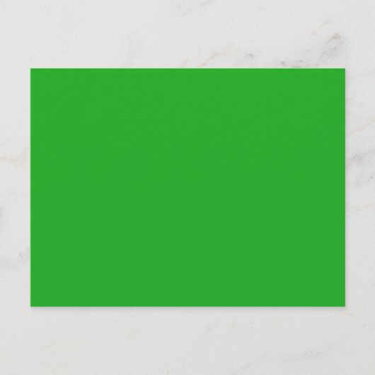 Carte Postale COULEUR SEULEMENT - vert pâle (Devant)