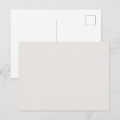 Carte Postale Couleur solide enneigée (Devant / Derrière)