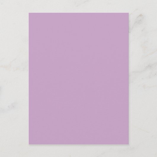 Carte Postale Couleur solide Lilac (Devant)