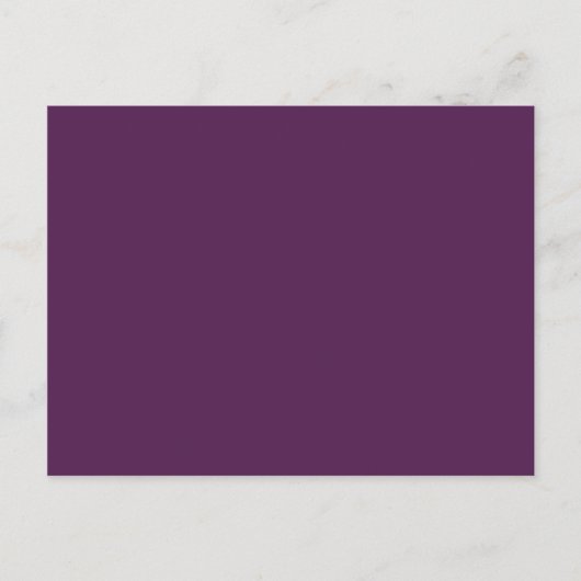 Carte Postale Couleur solide noir violet blanc (Devant)