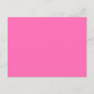 Carte Postale Couleur solide rose chaud