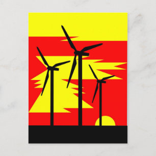Carte Postale Couleur Sunrise - Siemens Wind Power