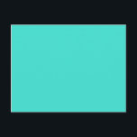 Carte Postale couleur turquoise<br><div class="desc">couleur turquoise 40E0D0 type de bleu</div>