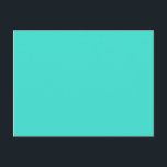 Carte Postale couleur turquoise<br><div class="desc">couleur turquoise 40E0D0 type de bleu</div>