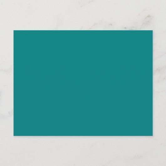 Carte Postale couleur turquoise (Devant)