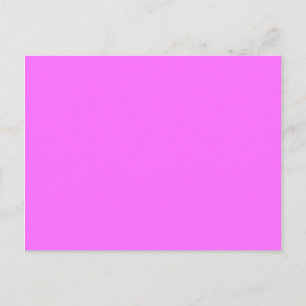 Carte Postale couleur ultra rose