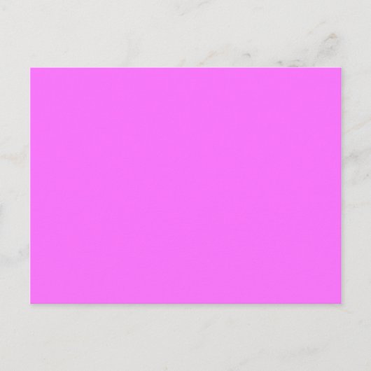 Carte Postale couleur ultra rose (Devant)