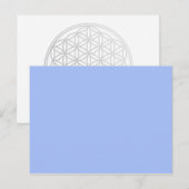 Carte Postale COULEUR UNIE - bleu clair (Devant / Derrière)