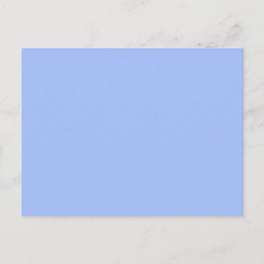 Carte Postale COULEUR UNIE - bleu clair (Devant)