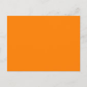 Carte postale couleur unie orange (Devant)
