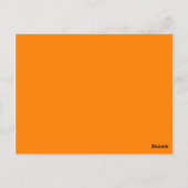 Carte Postale couleur UT orange (Dos)