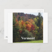 Carte Postale Couleur Vermont (Devant / Derrière)