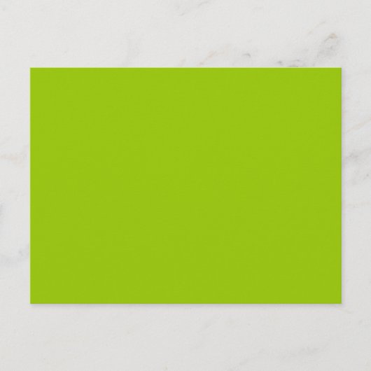 Carte Postale Couleur verte Android Prêt à Customiser si vous ai (Devant)