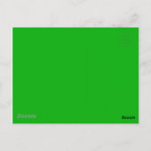 Carte Postale Couleur verte G05 (Dos)