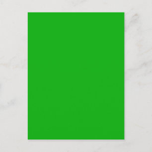 Carte Postale Couleur verte G05