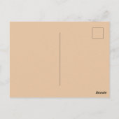 Carte Postale Couleur vide minimal (Dos)