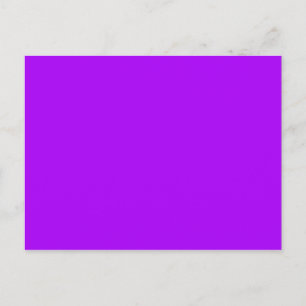 Carte Postale Couleur violette Fuchsia Neon violet vive uniqueme