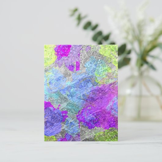 Carte Postale Couleurs Abstraites 2 (Debout devant)