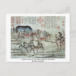 Carte Postale Couleurs Automnes Dans Les Montagnes Ch'Iao Et Hua