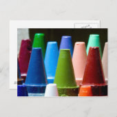 Carte Postale Couleurs Crayon (Devant / Derrière)