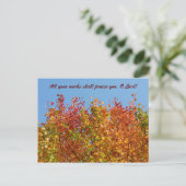 Carte Postale Couleurs d'automne 4 (Debout devant)