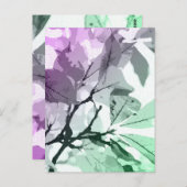 Carte Postale Couleurs d'automne, feuille 5 (Devant / Derrière)