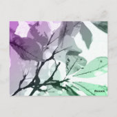 Carte Postale Couleurs d'automne, feuille 5 (Dos)