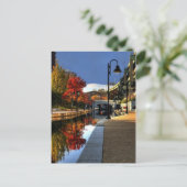 Carte Postale Couleurs D'Automne Le Long Du Canal (Debout devant)