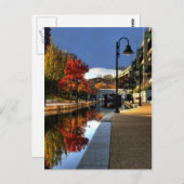 Carte Postale Couleurs D'Automne Le Long Du Canal (Devant / Derrière)