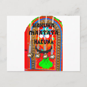 Carte Postale Couleurs de Carnaval de Samba brillent. Art inspir